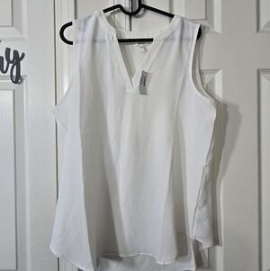 Maurices White Sleeveless Blouse